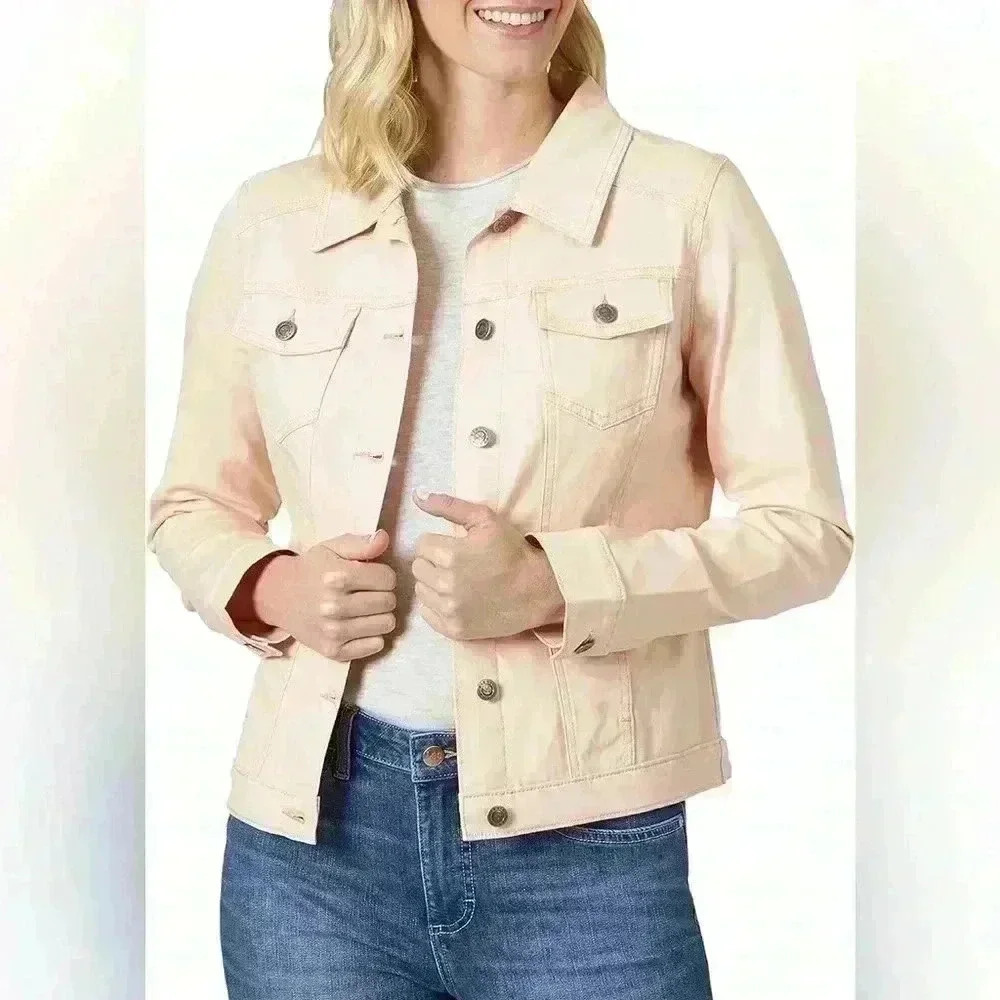 Talbots Jean Jacket size SP